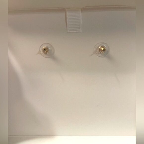 House of Harlow Raffia Earrings White Gold Tone Fans Fringe Big Statement Light - Picture 4 of 5